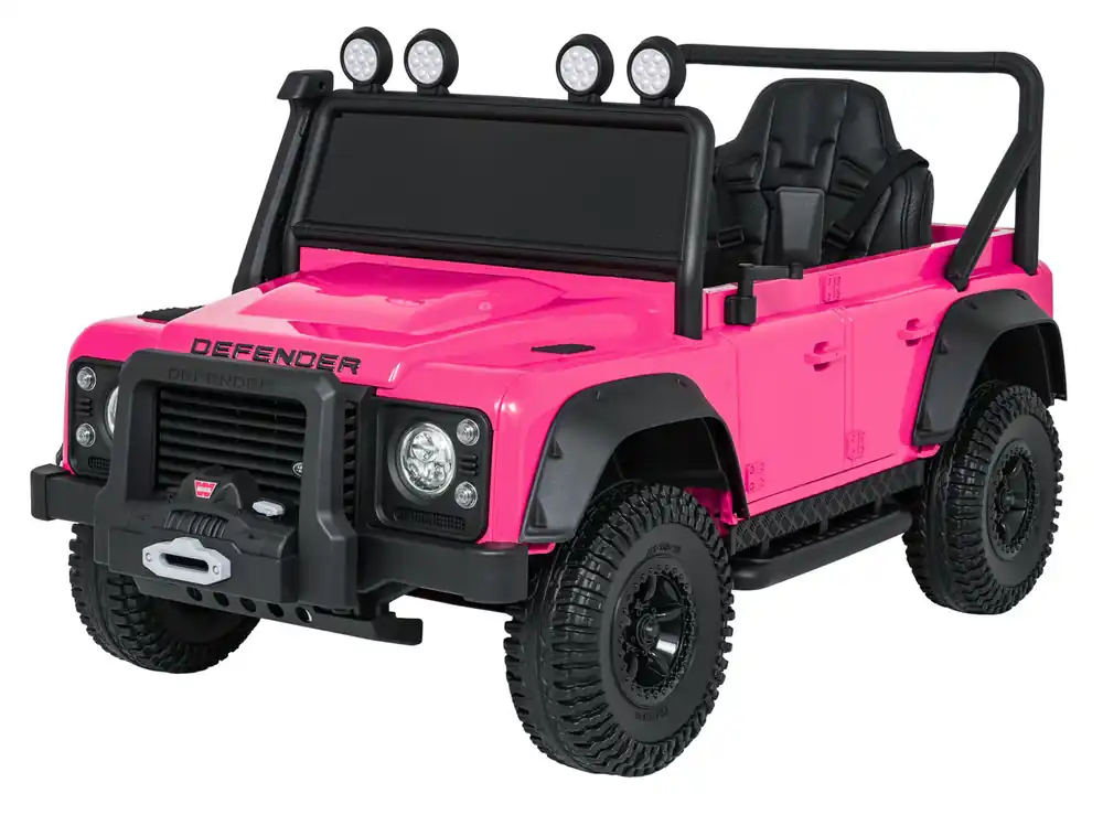 Elektrické autíčko Land Rover Defender 110 SVX růžové Omezená Nabídka
