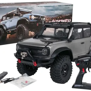 Vysoce Kvalitní Terénní auto R/C WILDERNESS 1 10 k ovládání šedé