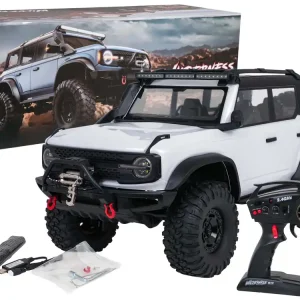 Rychlé Dodání Terénní auto R/C WILDERNESS 1 10 k ovládání bílé