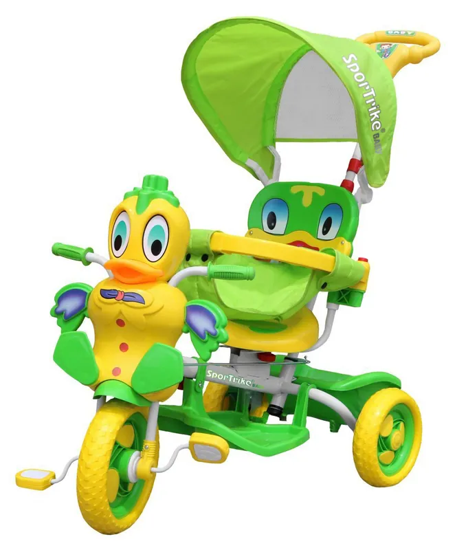 Dětská tříkolka DUCK zelená Pouze Dnes