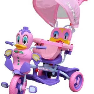 Dětská tříkolka DUCK růžová Novinka