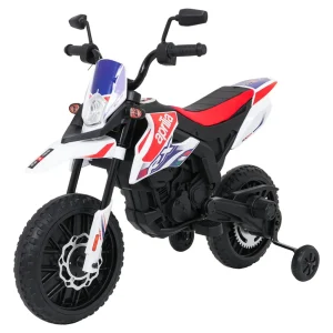 Akce Elektrická motorka Aprilia RX bílá