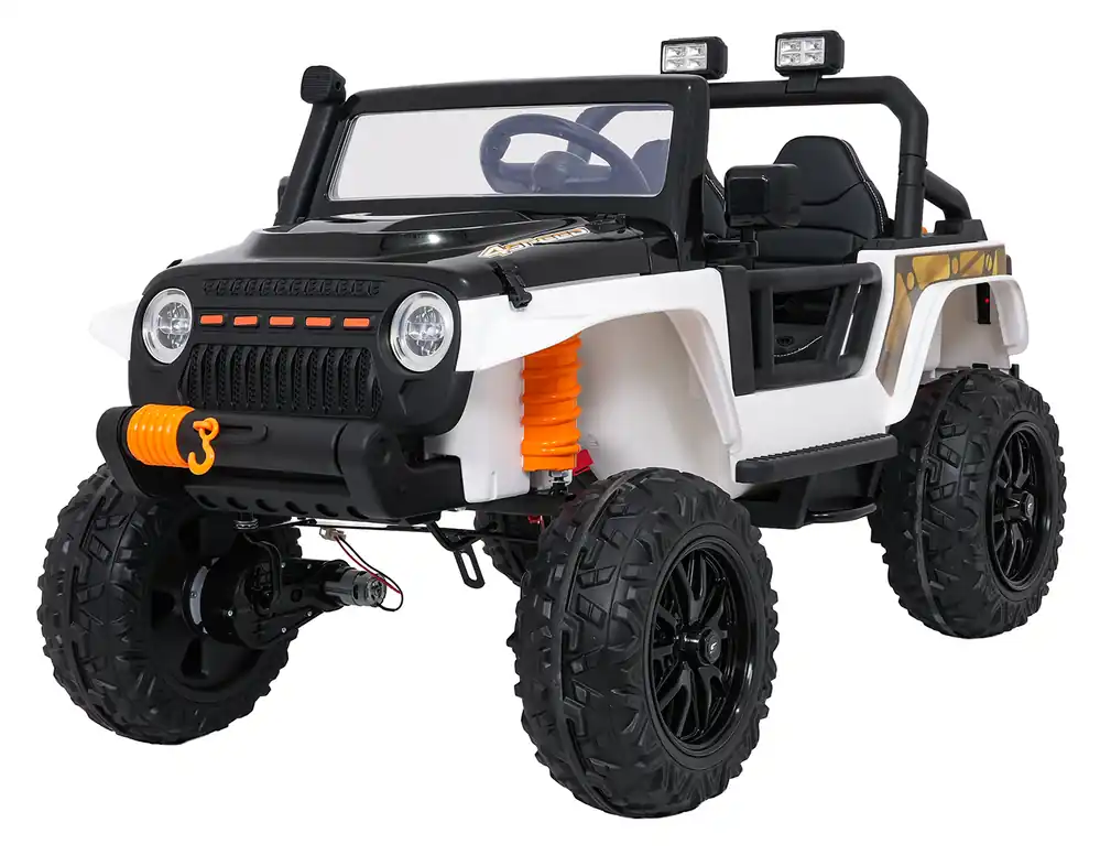 Akce Elektrické autíčko Jeep Monster bílé