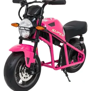 Levný Elektrická motorka SUPERMOTO růžová