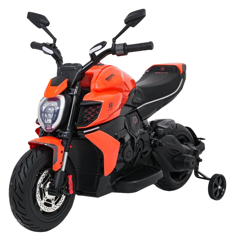 Cenově Výhodný Elektrická motorka Ducati Diavel x Bentley oranžová