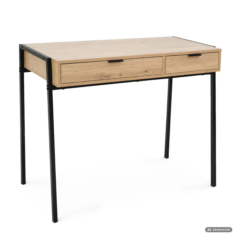 Kancelářský stůl ZENTIA dub artisan / černé nohy Oblíbený