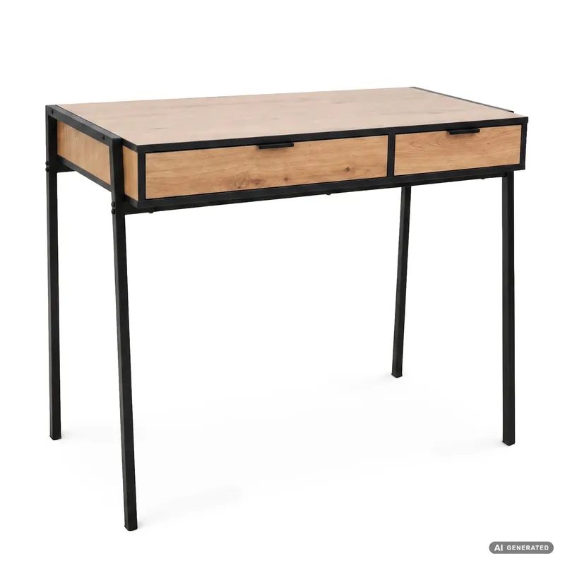 Kup Teď Kancelářský stůl ZENTIA dub craft / černé nohy