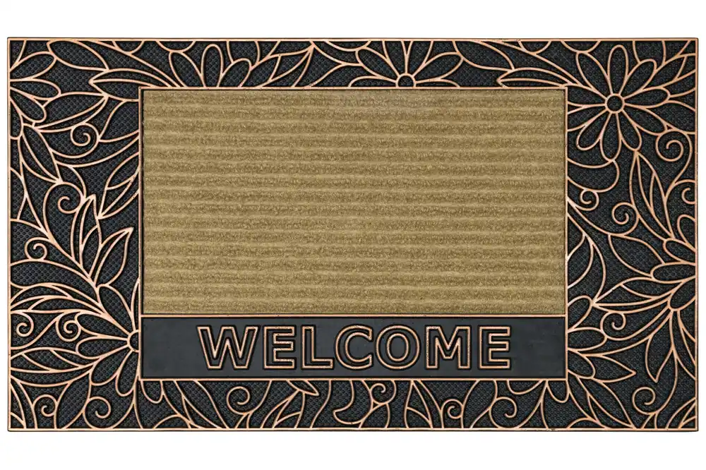 Rohožka Troya Welcome béžová / měděná Dokud Zásoby Vydrží