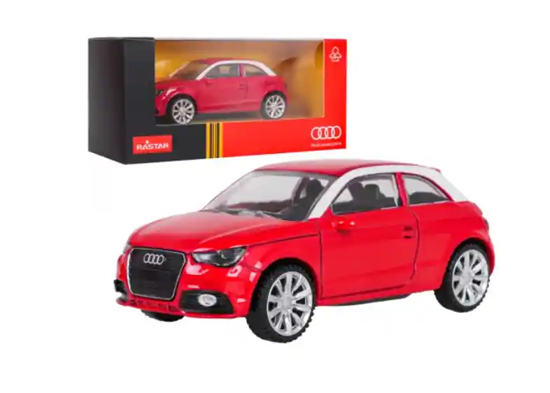 Akční Cena Model auta Audi A1 1 43 RASTAR červené