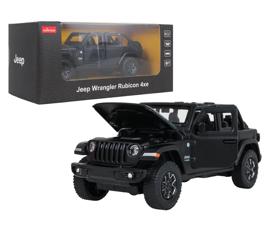 Model auta Jeep Wrangler Rubicon 1 32 RASTAR černé Aktuální