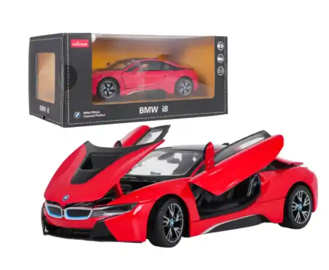 Model vozu BMW i8 1 24 RASTAR červené Levný