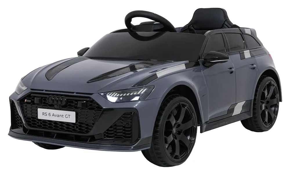 Vrácení Zdarma Elektrické autíčko Audi RS6 Avant GT šedé