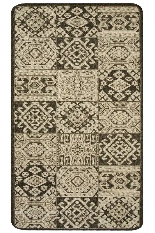 Koberec FLEX 19636/80 Aztec Romby grafitový Autentický