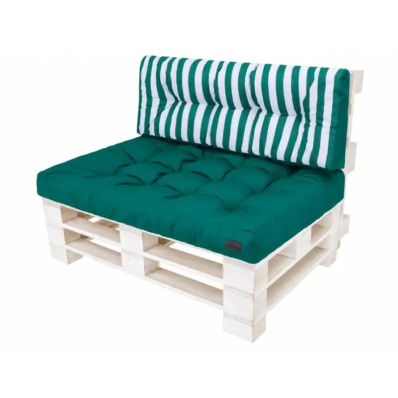 Must-Have Polštáře na palety LEO 1+1 zelené pásy