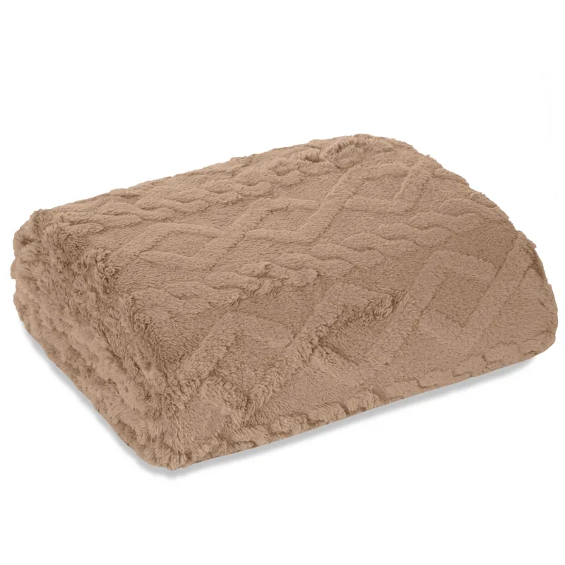 Deka D91 pletená béžová Výhodná Nabídka