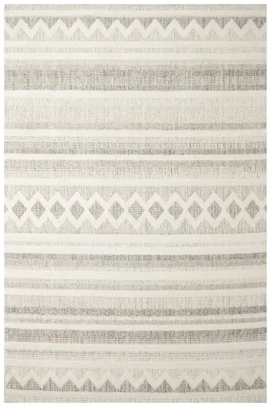 Novinka Koberec Cotton C102 Etno / kosočtverce, krémový / šedý / béžový
