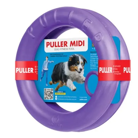 Autentický Sada dvou pryžových kol pro psa PULLER midi