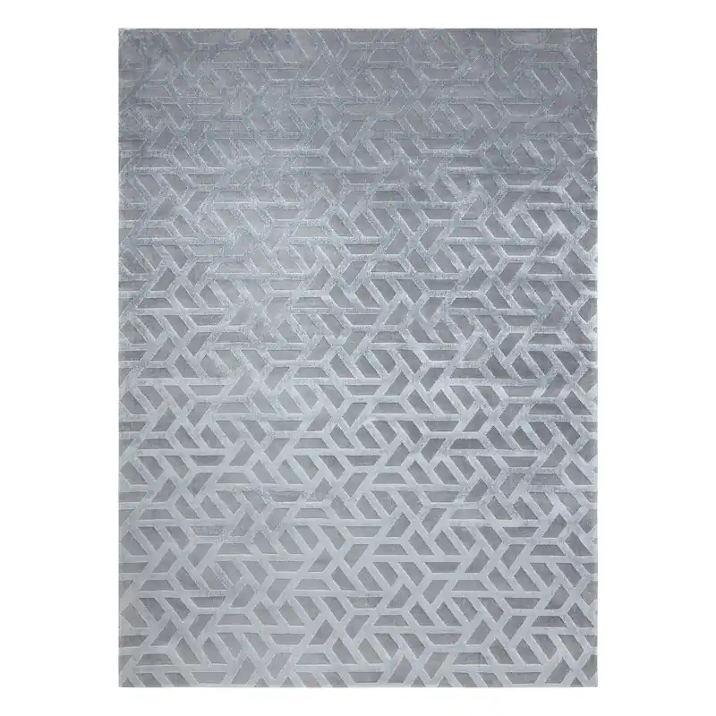 Finální Výprodej Koberec PEARL 51320D geometrický / strukturální, šedý