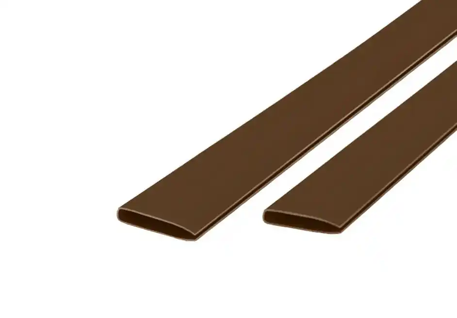 Sezónní Sleva Krycí lišta PVC krytu na balkon 1 m, chocolate
