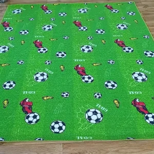 Dětský koberec fotbal řezaný z metráže Rychlé Dodání
