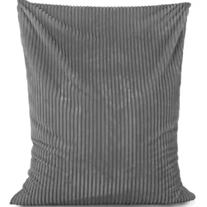 Polštář na sezení šedý stripe Nízká Cena