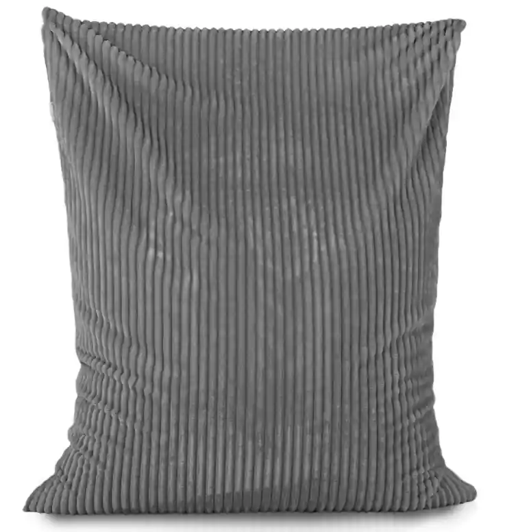 Polštář na sezení šedý stripe Nízká Cena