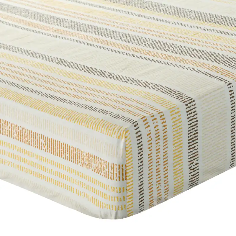 Plachta s gumičkou PRINT 2 hořčicová Koupit Online