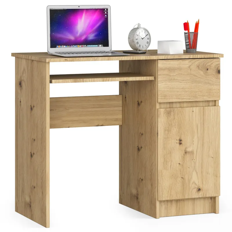Kancelářský stůl PIKSEL pravý dub artisan Víkendová Akce