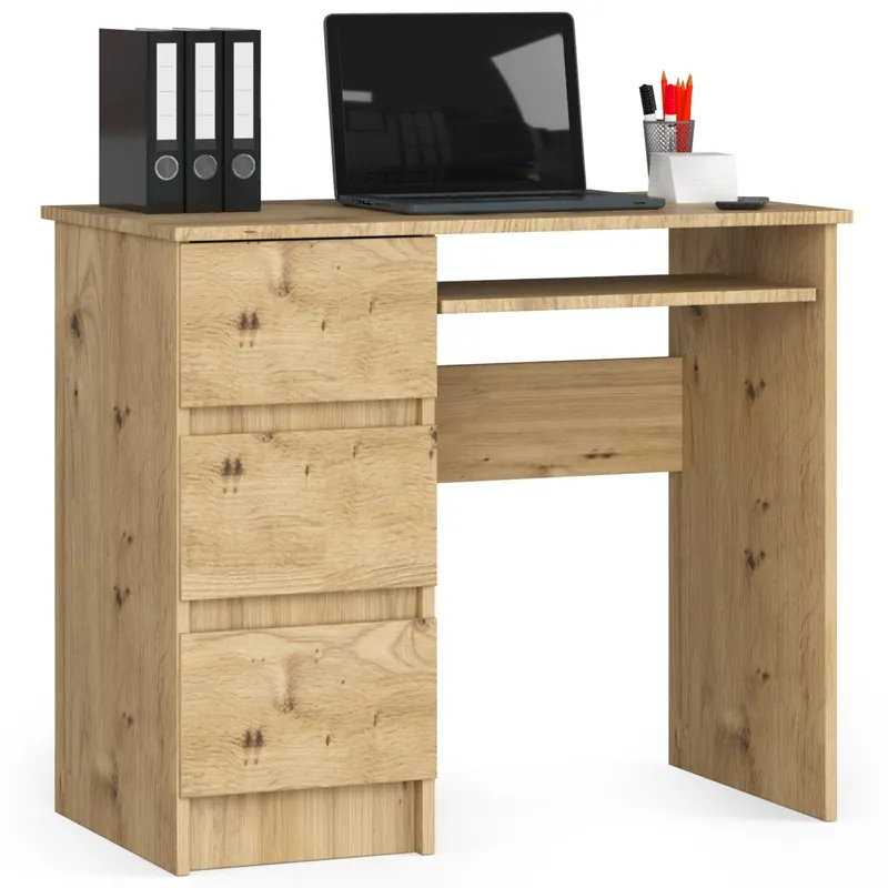 Must-Have Kancelářský stůl A-6 CLP levostranný dub artisan