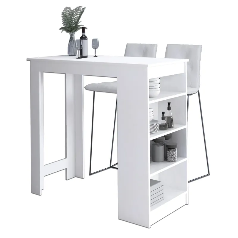 Akce Barový stůl 115cm bílý