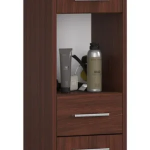 Značkový Koupelnová skříňka FIN 2D 1SZ 1W wenge