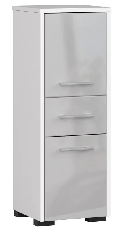 Koupelnová skříňka FIN 30 2D 1SZ 85 cm metalická, lesk Cenový Hit