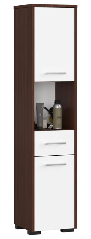 Cenový Hit Koupelnová skříňka FIN 30 2D 1SZ 1W wenge/bílá