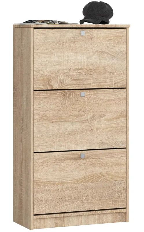 3 křídlový botník 60 cm, dub sonoma Ihned K Objednání