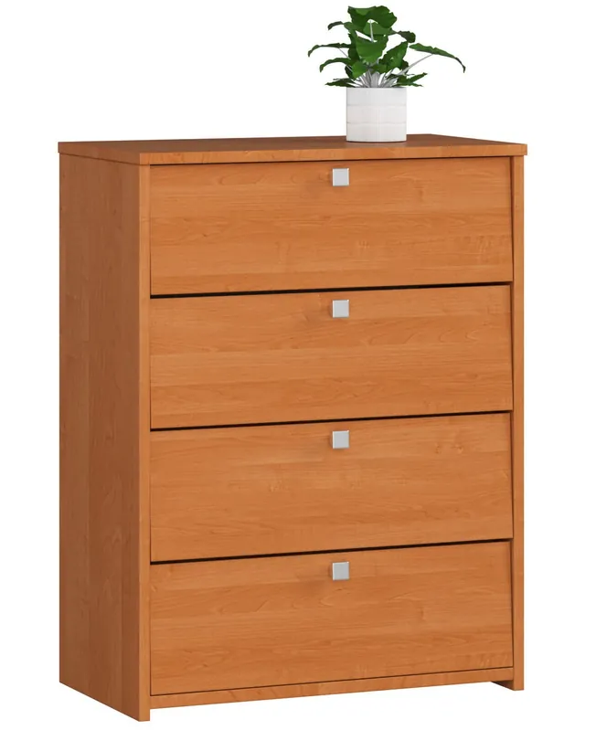 4 křídlový botník RUBIN 66 cm, olcha Rychlé Dodání