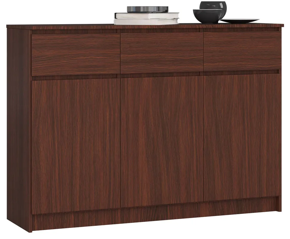 Omezená Nabídka Komoda K140 3D 3SZ CLP wenge