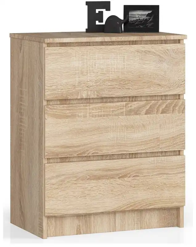 Komoda K60 3SZ CLP dub sonoma Pouze Dnes