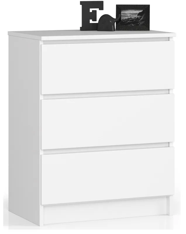 Komoda K60 3SZ CLP bílá Rychlé Dodání