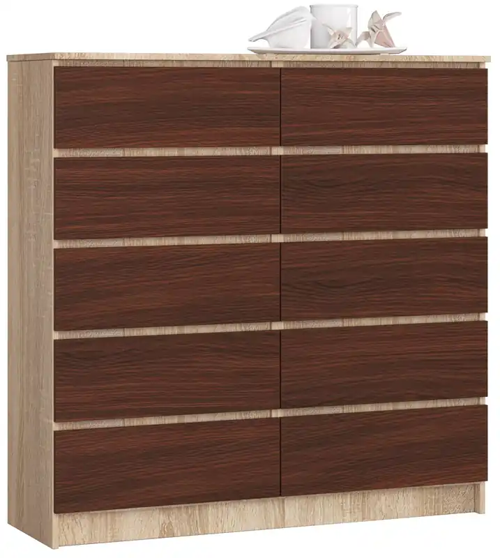 Hit Sezóny Komoda K120 10SZ CLP dub sonoma / wenge