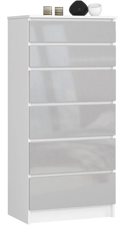 Bezpečná Platba Komoda K60 6SZ CLP metalická lesk