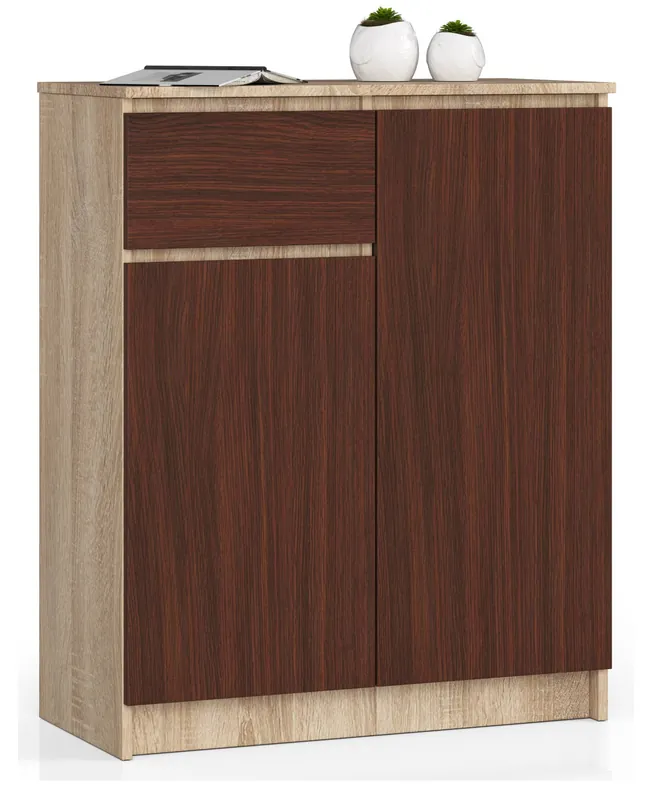 Časově Omezené Komoda K80 2D 1SZ CLP dub sonoma / wenge