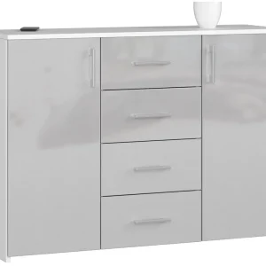Akční Cena Komoda K45 metalická lesk