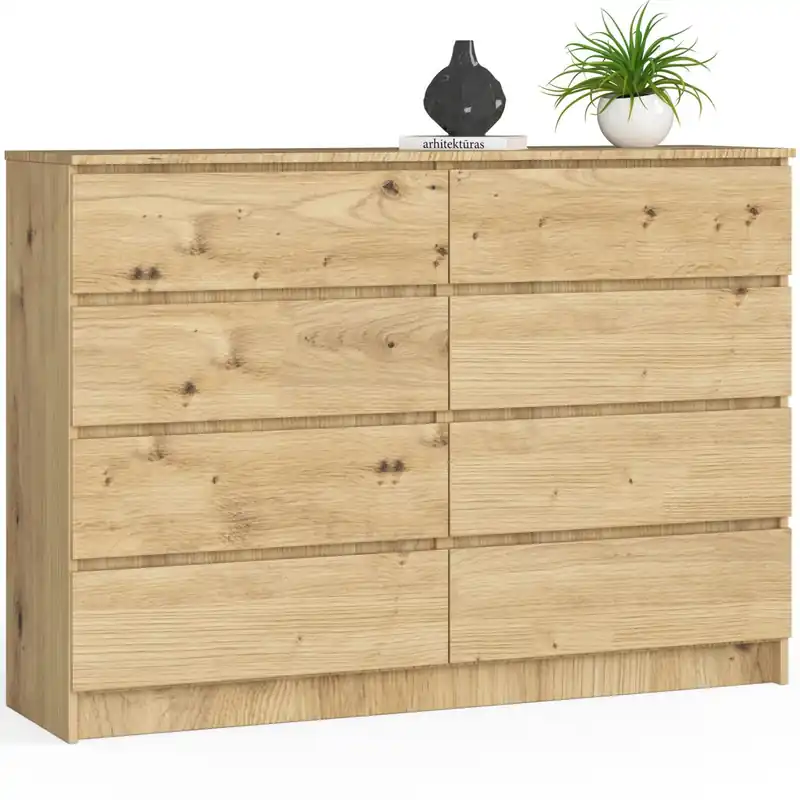 Komoda K140 8SZ CLP dub artisan Výhodná Nabídka