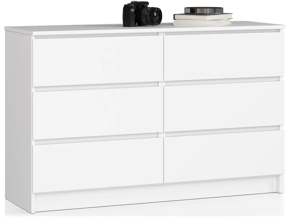 Zlevněný Komoda K120 6SZ CLP bílá