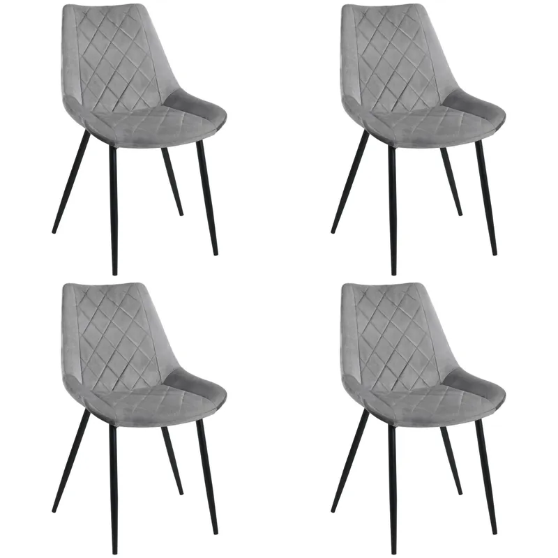 Set čtyř jídelních židlí SJ.0488 šedé Finální Výprodej