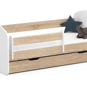 Must-Have Dětská postel SMILE 80x160 cm, dub sonoma