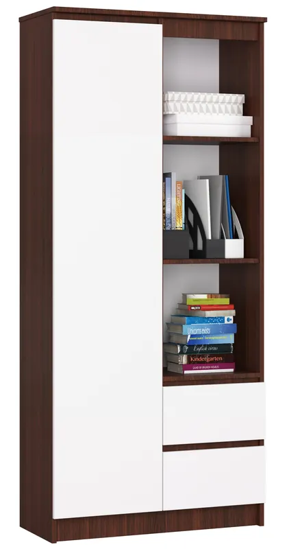 Nová Kolekce Regál R11 R80 1D 2SZ CLP wenge / bílý