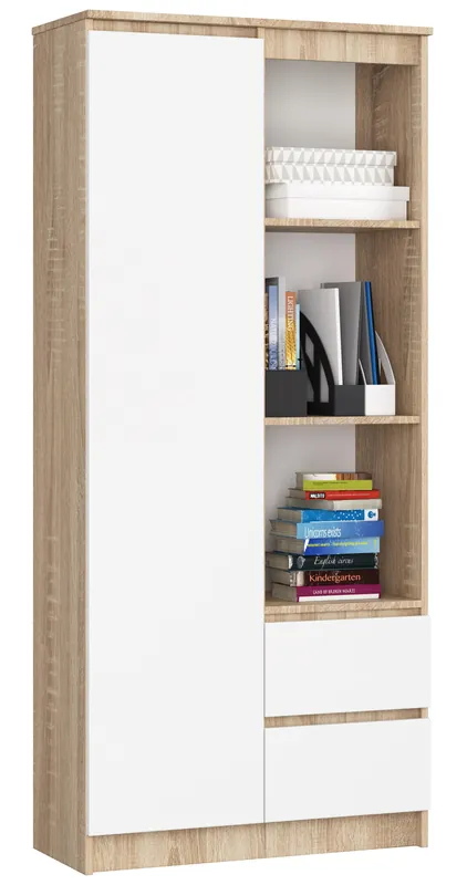 Regál R11 R80 1D 2SZ CLP sonoma / bílý Výprodej