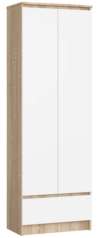Finální Výprodej Uzavřený regál R60 2D 1SZ CLP dub sonoma / bílý