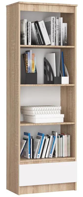 Pouze Dnes Regál R60 1SZ 4P CLP dub sonoma / bílý